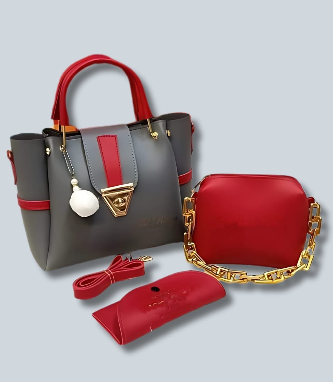 High-Quality 3-Piece Shoulder Bag Set